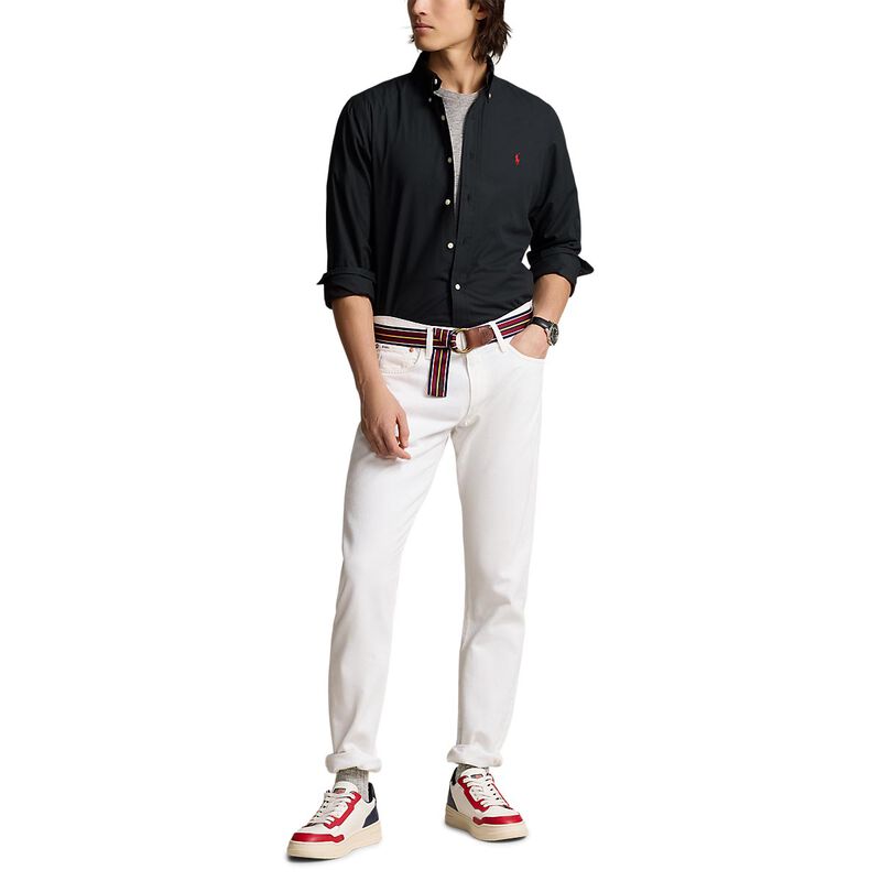 Polo Ralph Lauren Custom Fit Stretch Poplin Shirt image number 3